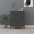 Spacieux buffet haut gris fonce