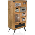 Chiffonnier pour bureau marron industriel