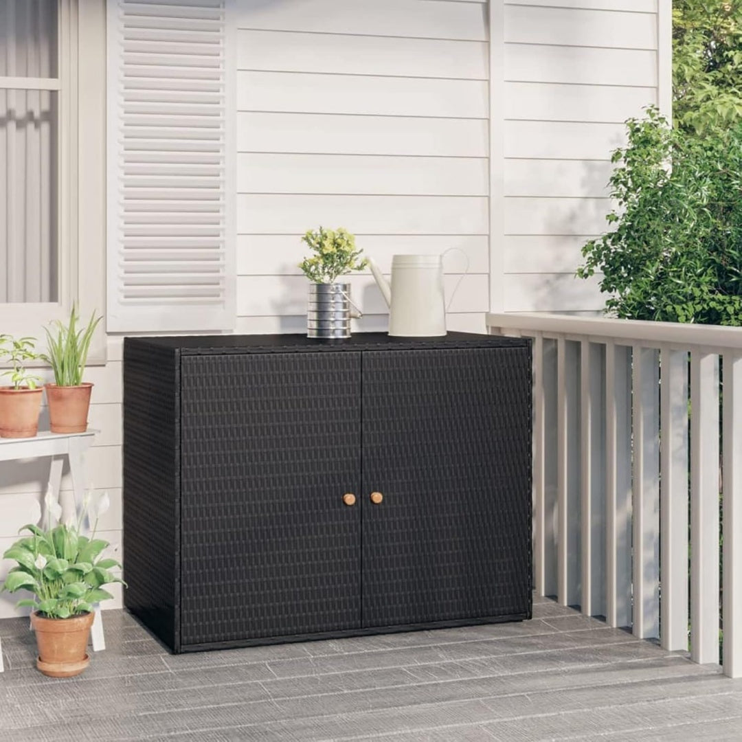 Coffre de rangement gris en bois, design moderne, rangement optimise