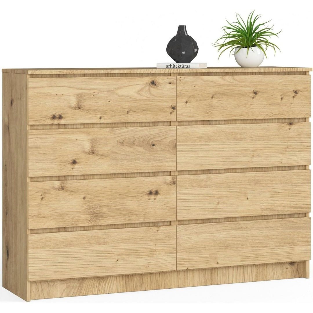 Commode scandinave marron 40 x 138 x 99 cm