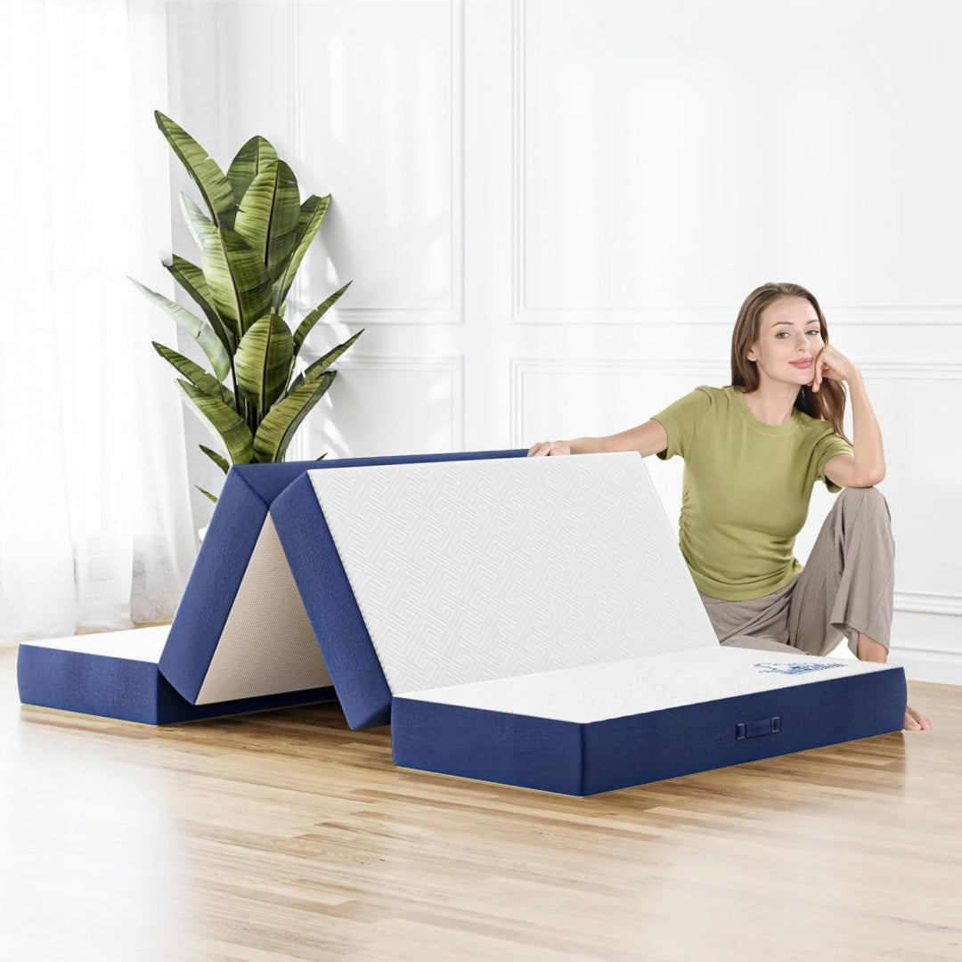 Matelas confort gris clair ideal entree