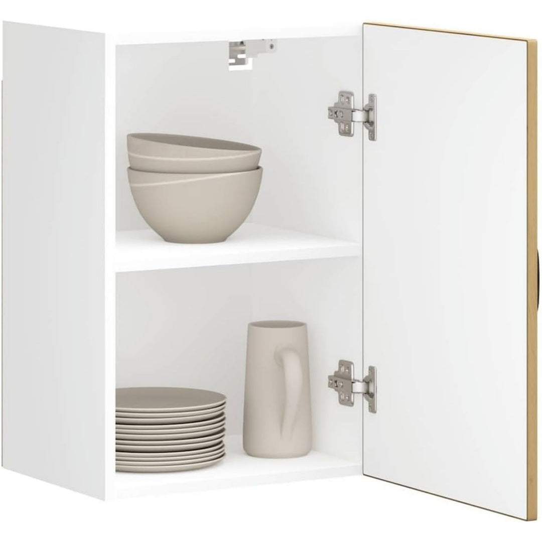 Armoire colonne gris clair, rangement pratique, design contemporain