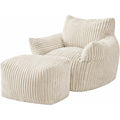 Fauteuil poire pour chambre gris clair moderne