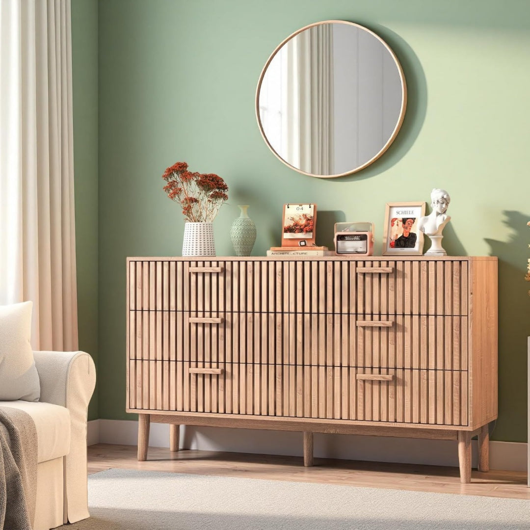 Commode boheme marron 100 x 34 x 73 cm