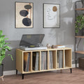 Meuble table de chevet gris, industriel, ideal pour cave a vin