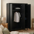 Armoire bordeaux 3 portes moderne