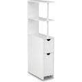 Meuble colonne gris clair, conception MDF
