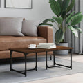 Table basse gris 90 x 50 x 35 cm