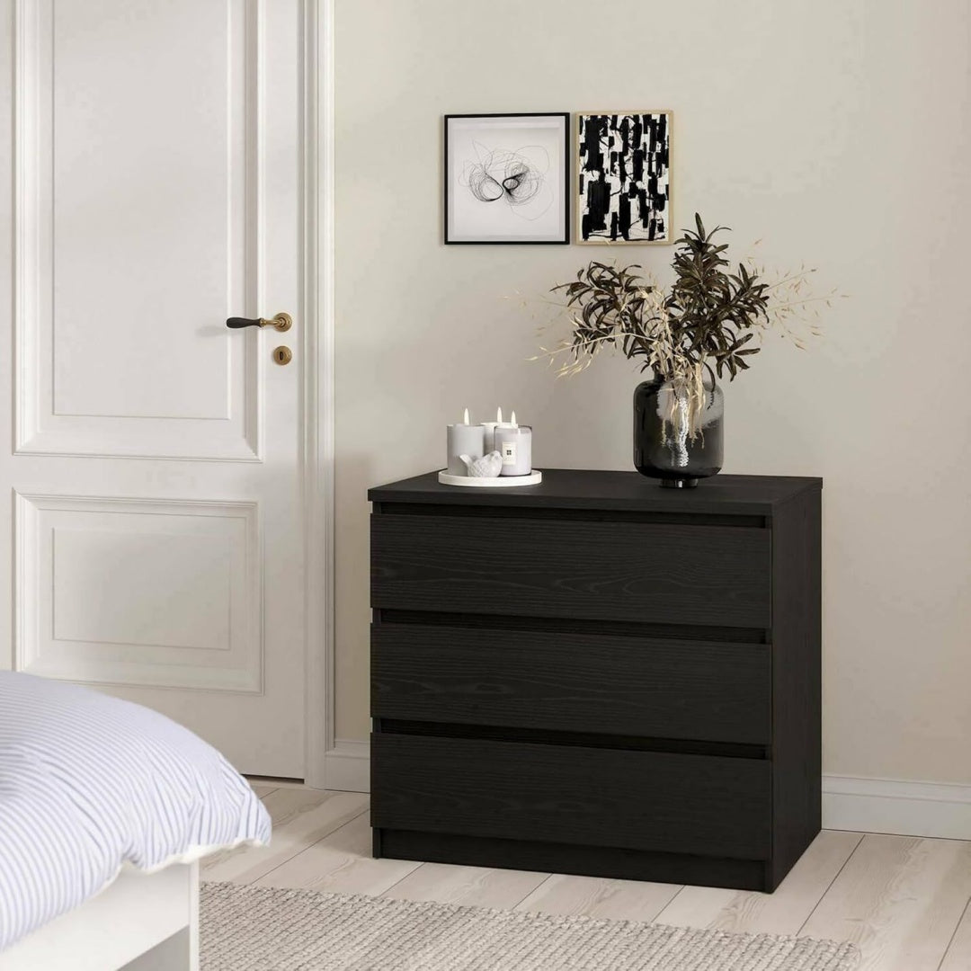 Chiffonnier ideal chambre gris clair moderne