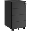 Meuble de rangement gain de place 69.3 cm de haut gris fonce