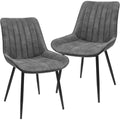 Astucieux chaise scandinave gris fonce